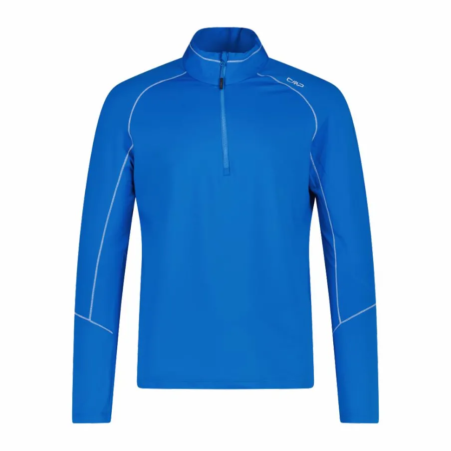 Uomo CMP Pile^Pile mezza zip Softech uomo con cuciture a vista