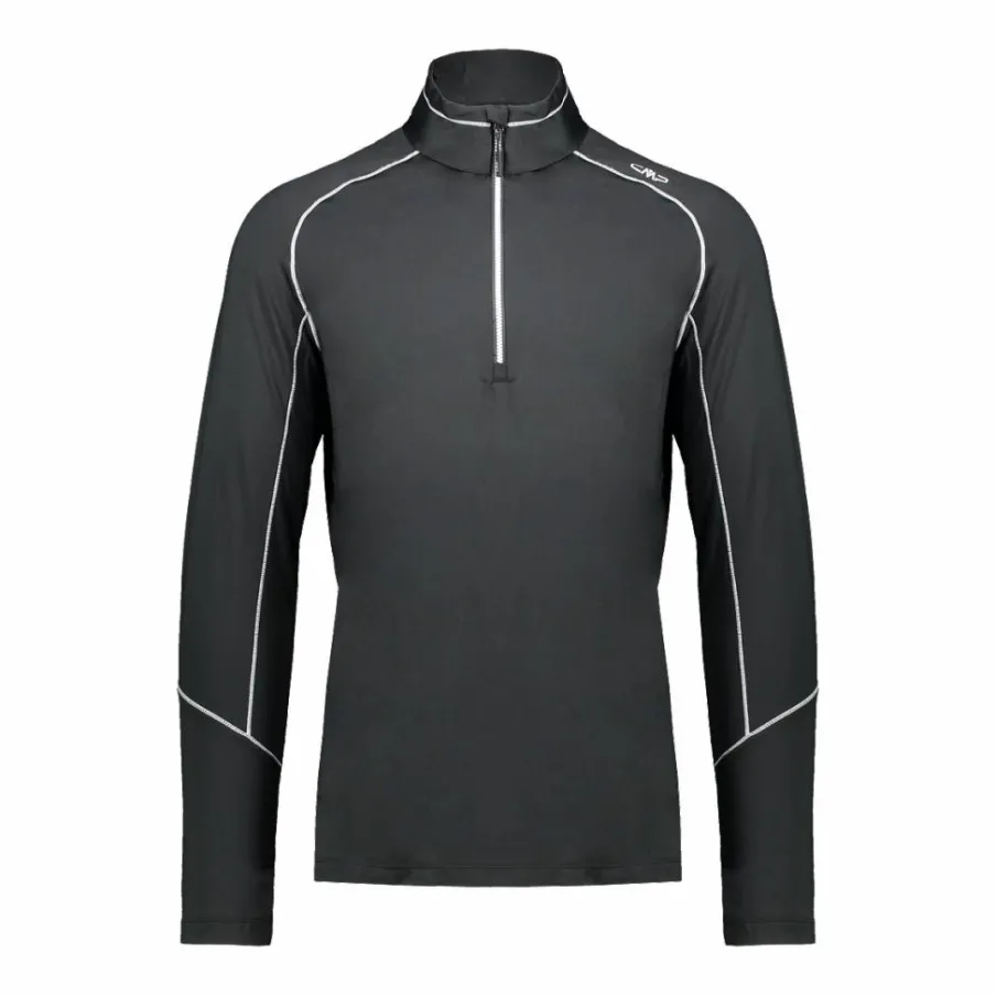 Uomo CMP Pile^Pile mezza zip Softech uomo con cuciture a vista