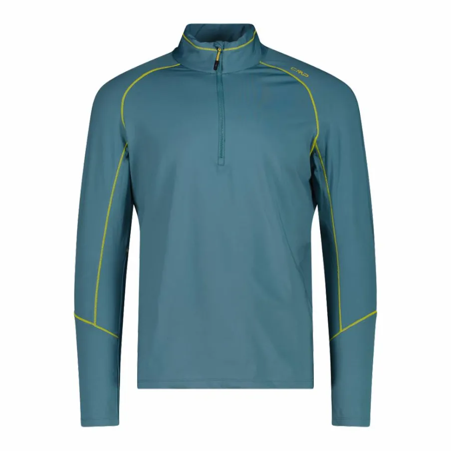 Uomo CMP Pile^Pile mezza zip Softech uomo con cuciture a vista