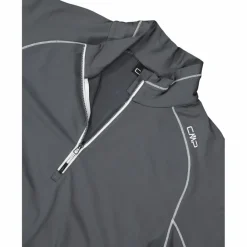 Uomo CMP Pile^Pile mezza zip Softech uomo con cuciture a vista