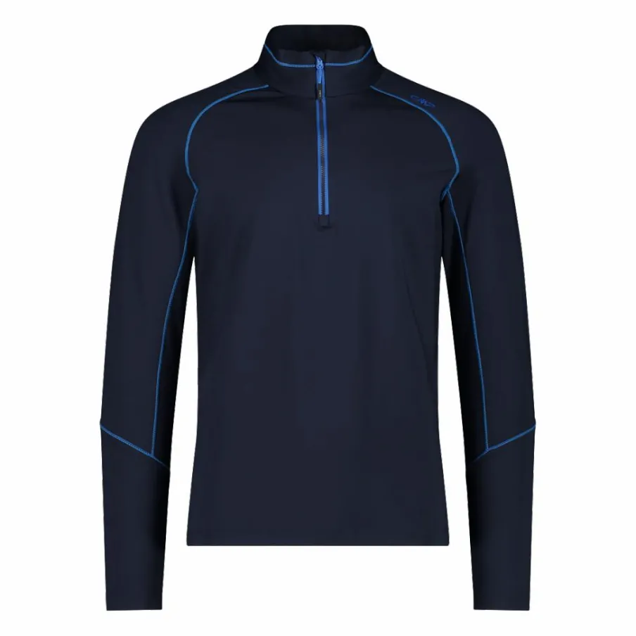 Uomo CMP Pile^Pile mezza zip Softech uomo con cuciture a vista
