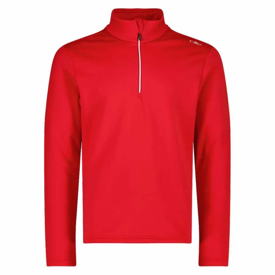 Uomo CMP Pile^Pile mezza zip Stretch Performance da uomo
