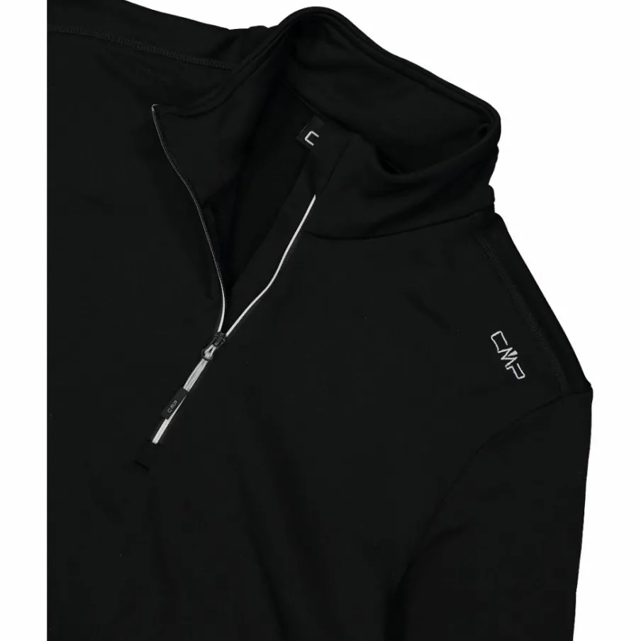 Uomo CMP Pile^Pile mezza zip Stretch Performance da uomo