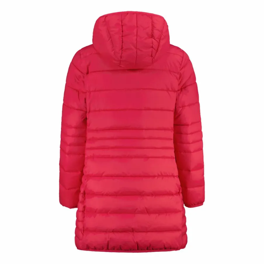 CMP Giacche E Piumini^Piumino lungo da bambina con cappuccio taffeta