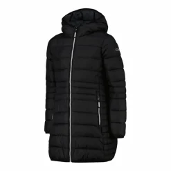CMP Giacche E Piumini^Piumino lungo da bambina con cappuccio taffeta