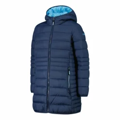 CMP Giacche E Piumini^Piumino lungo da bambina con cappuccio taffeta