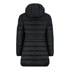 CMP Giacche E Piumini^Piumino lungo da bambina con cappuccio taffeta