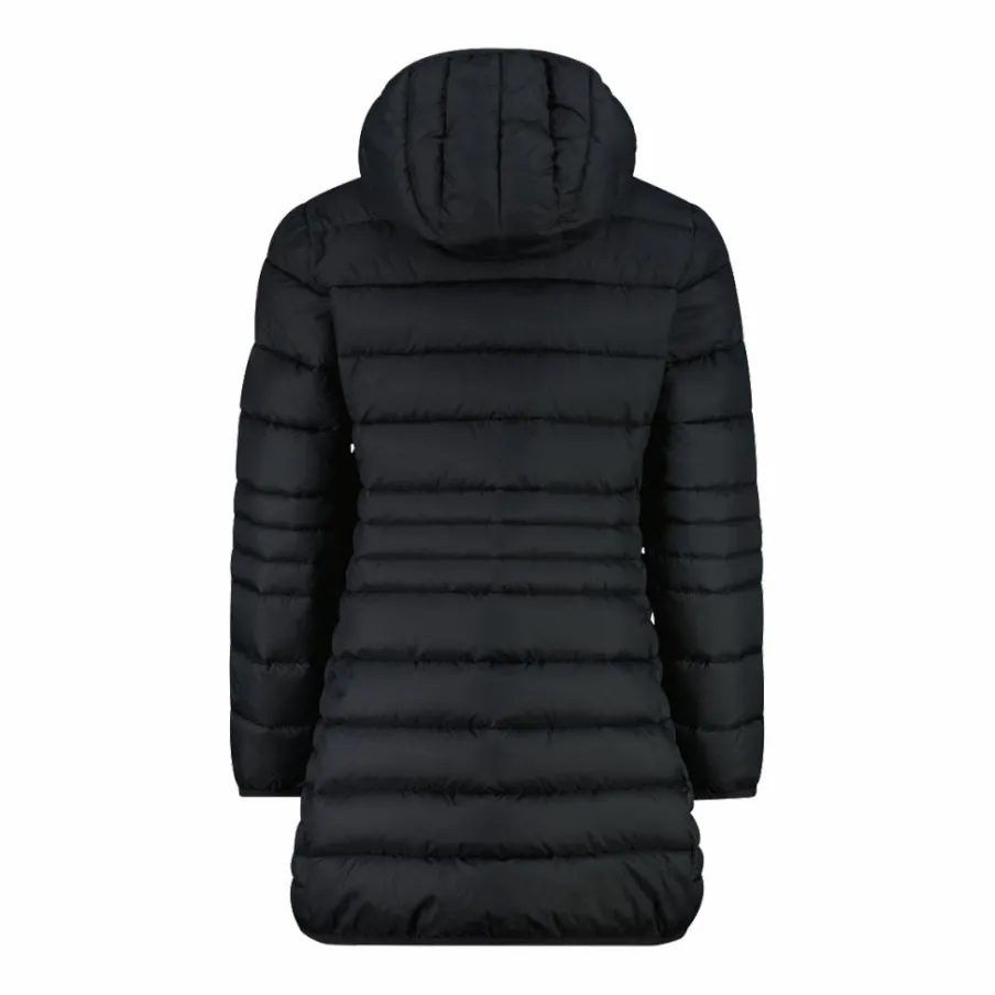 CMP Giacche E Piumini^Piumino lungo da bambina con cappuccio taffeta