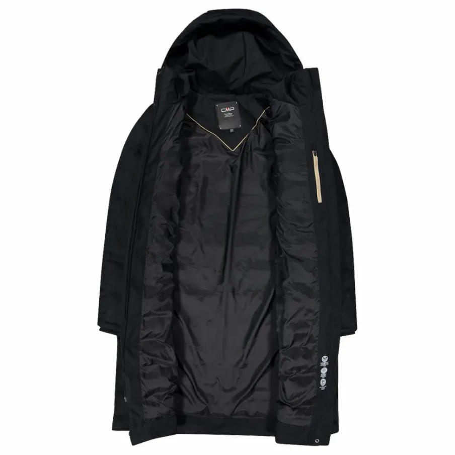 Donna CMP Giacche Imbottite E Piumini|Giacche Invernali^Piumino lungo imbottito da donna con cappuccio