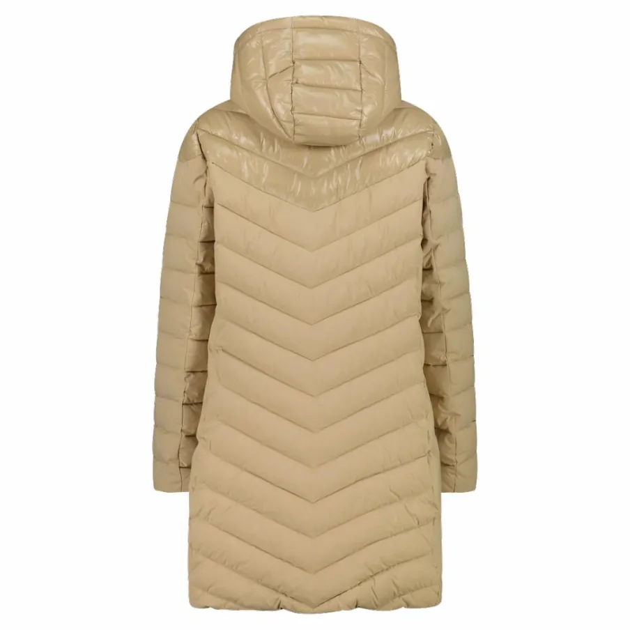 Donna CMP Giacche Imbottite E Piumini|Giacche Invernali^Piumino lungo Sorona® Aura tinta unita da donna