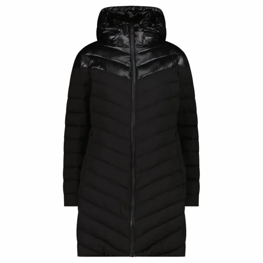 Donna CMP Giacche Imbottite E Piumini|Giacche Invernali^Piumino lungo Sorona® Aura tinta unita da donna