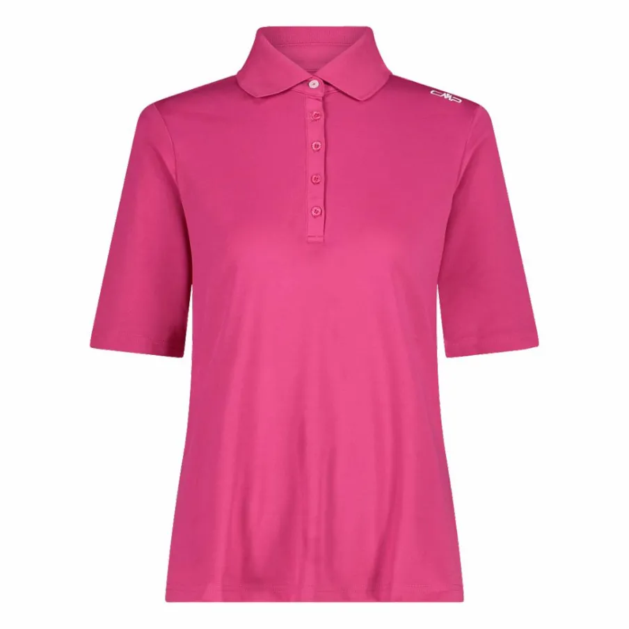 Donna CMP Polo E T-Shirt^Polo in piquet stretch tinta unita da donna