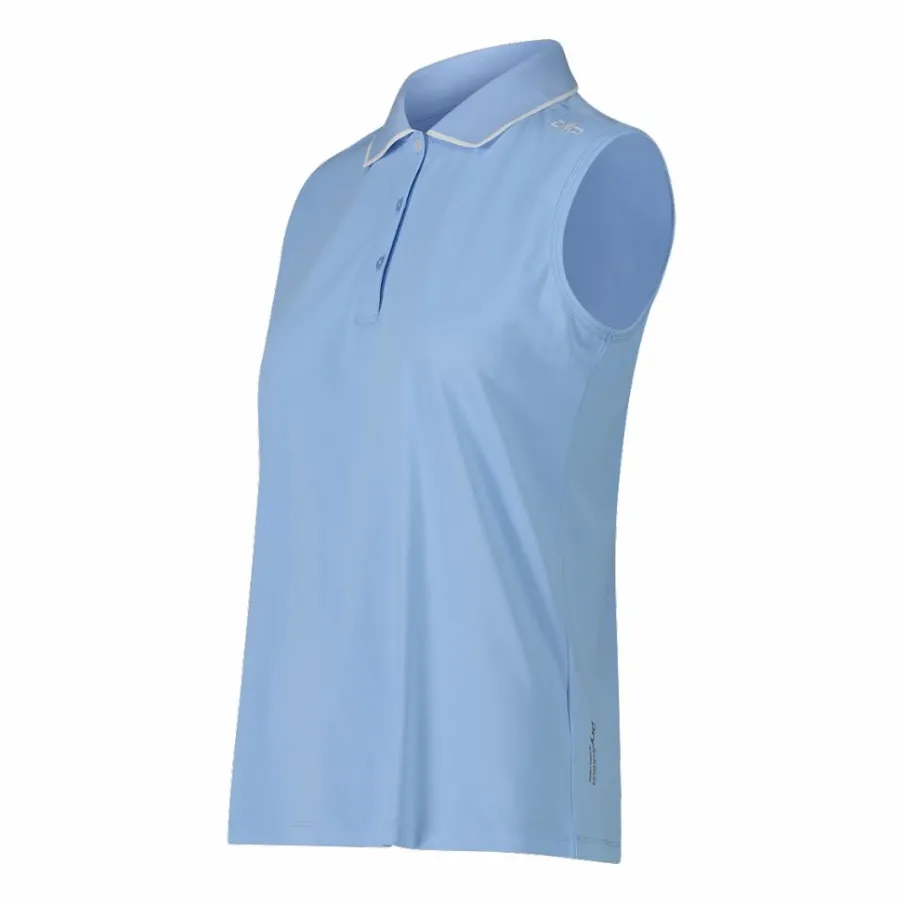 Donna CMP Polo E T-Shirt^Polo senza maniche donna in stretch piquet