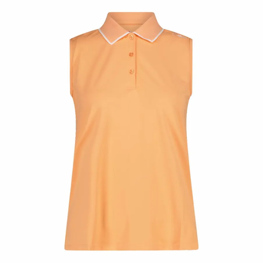 Donna CMP Polo E T-Shirt^Polo senza maniche donna in stretch piquet