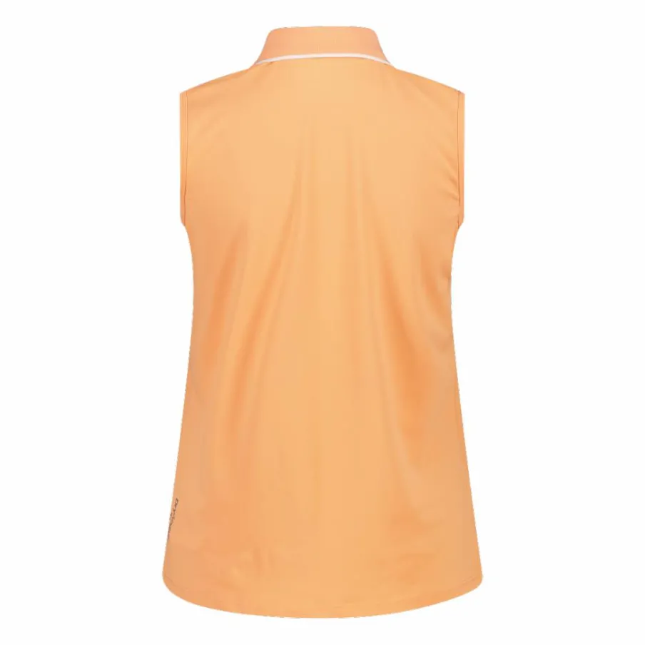 Donna CMP Polo E T-Shirt^Polo senza maniche donna in stretch piquet