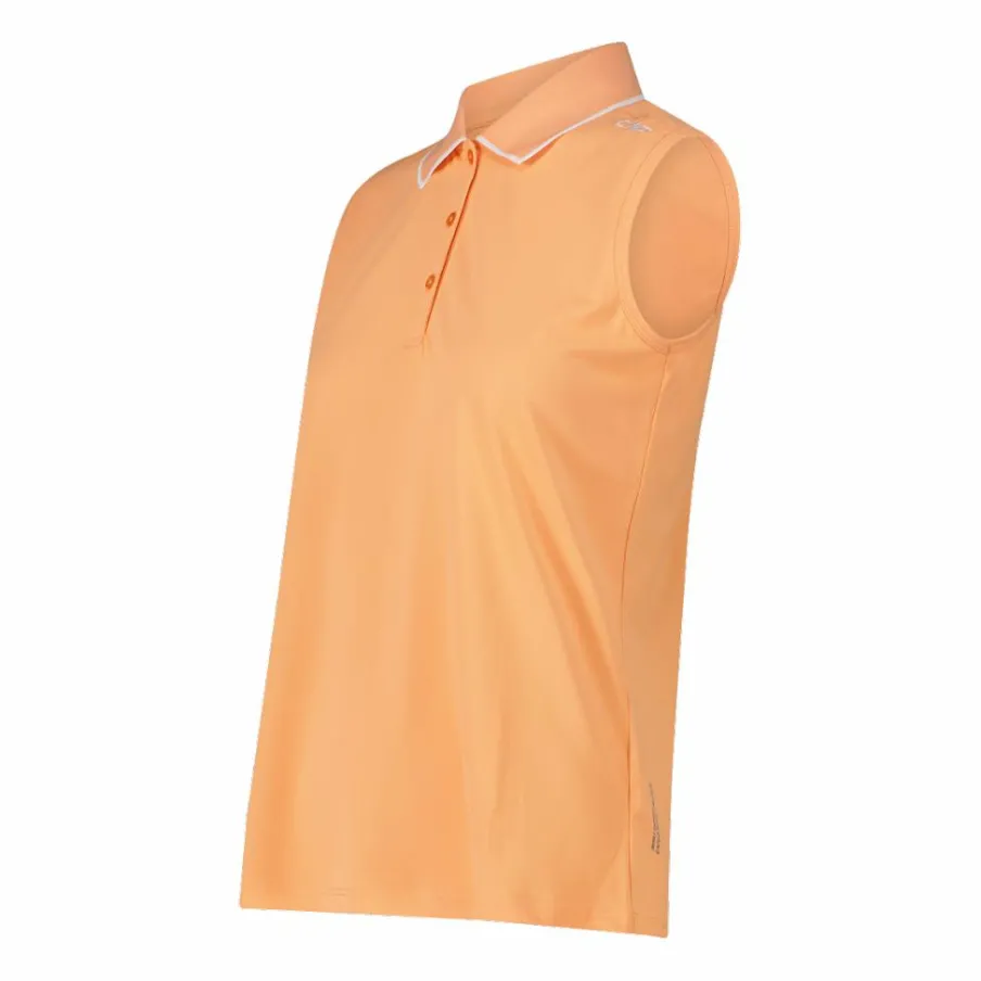 Donna CMP Polo E T-Shirt^Polo senza maniche donna in stretch piquet