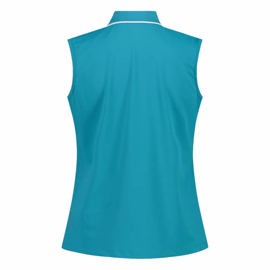 Donna CMP Polo E T-Shirt^Polo senza maniche donna in stretch piquet