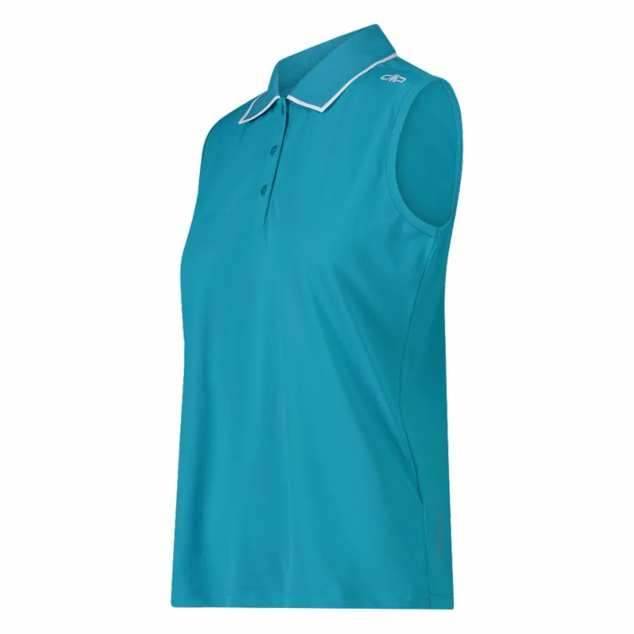 Donna CMP Polo E T-Shirt^Polo senza maniche donna in stretch piquet