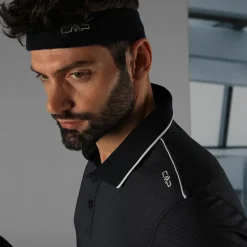 Uomo CMP Polo E T-Shirt^Polo uomo in stretch polyester e modal