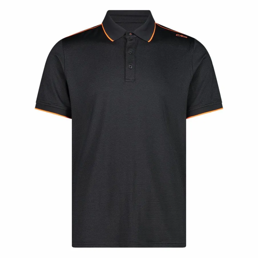 Uomo CMP Polo E T-Shirt^Polo uomo in stretch polyester e modal