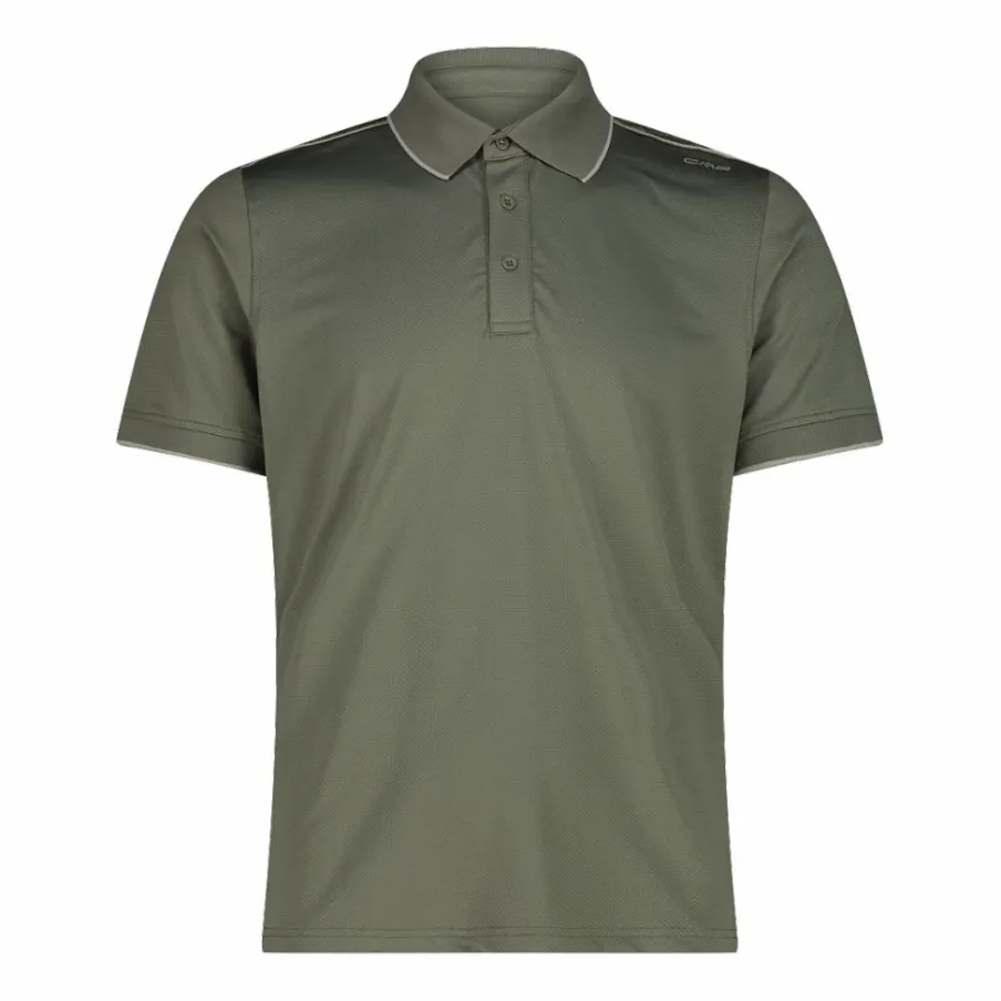 Uomo CMP Polo E T-Shirt^Polo uomo in stretch polyester e modal