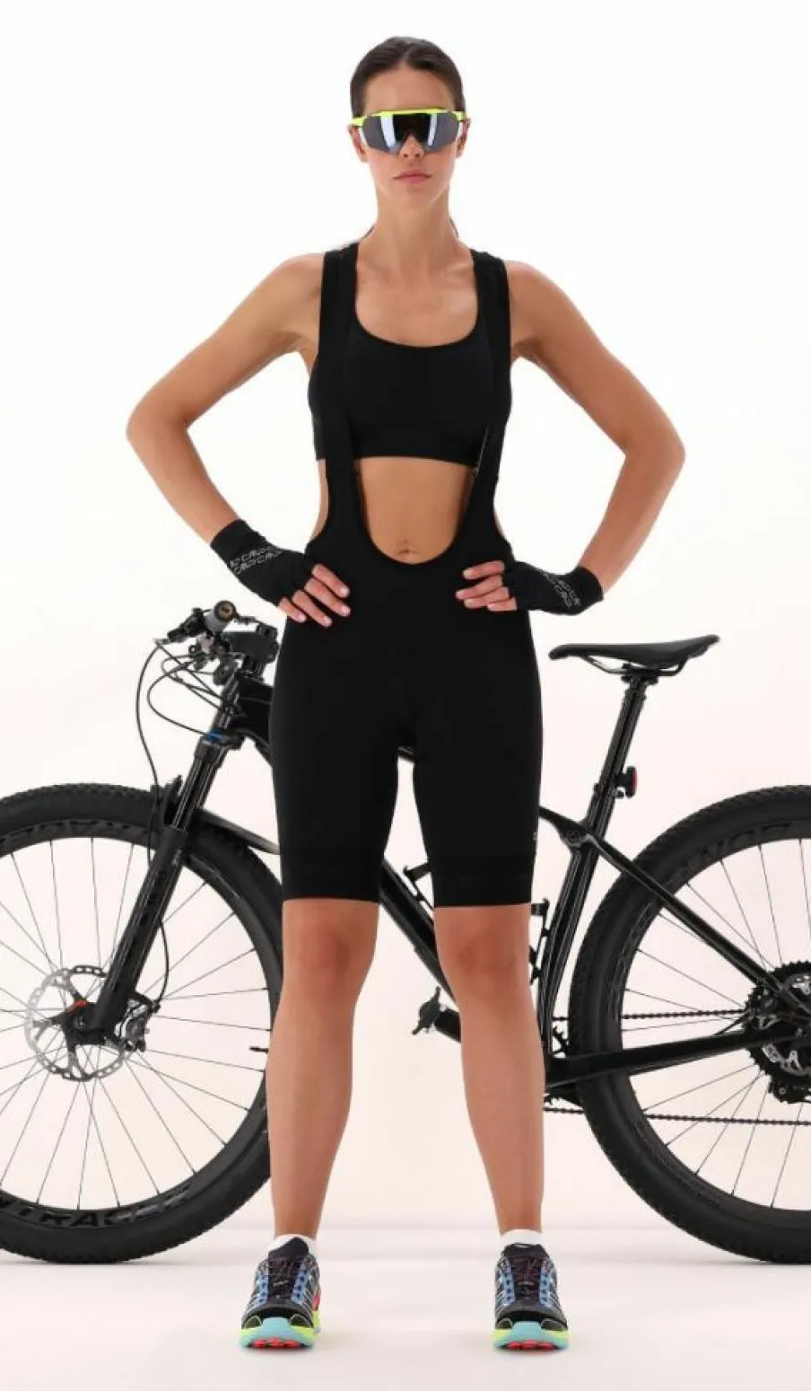 Donna CMP Pantaloni Running E Ciclismo^Salopette bike da donna