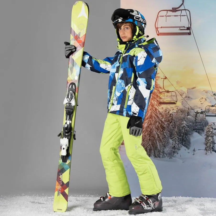 Bambino CMP Giacche E Pantaloni Sci|Giacche E Pantaloni Da Sci^Salopette sci Clima Protect in twill unisex