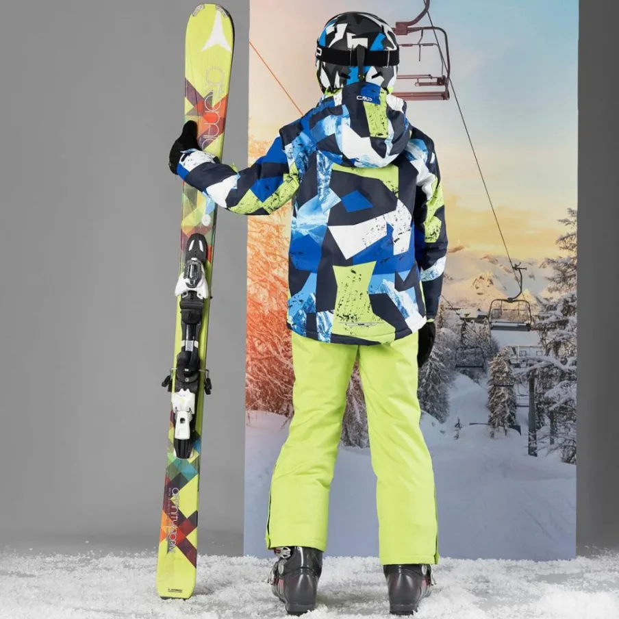 Bambino CMP Giacche E Pantaloni Sci|Giacche E Pantaloni Da Sci^Salopette sci Clima Protect in twill unisex