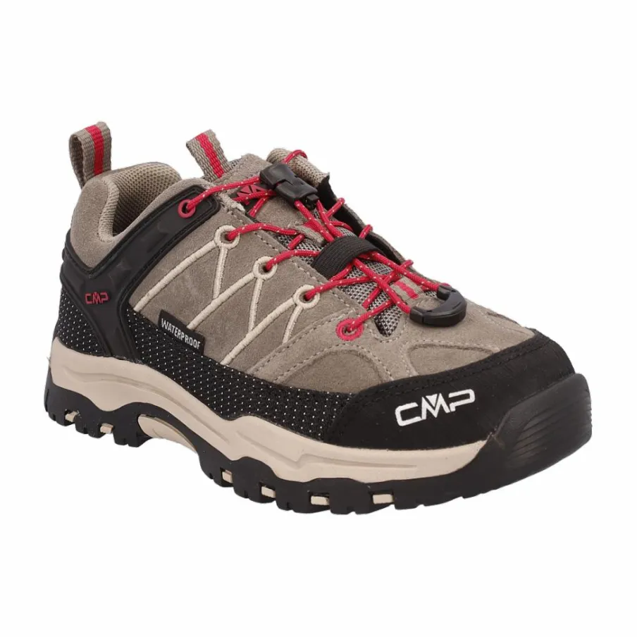 Bambino CMP Scarpe Trekking|Scarpe Trekking^Scarpa bambini Rigel Low Waterproof con tomaia in pelle