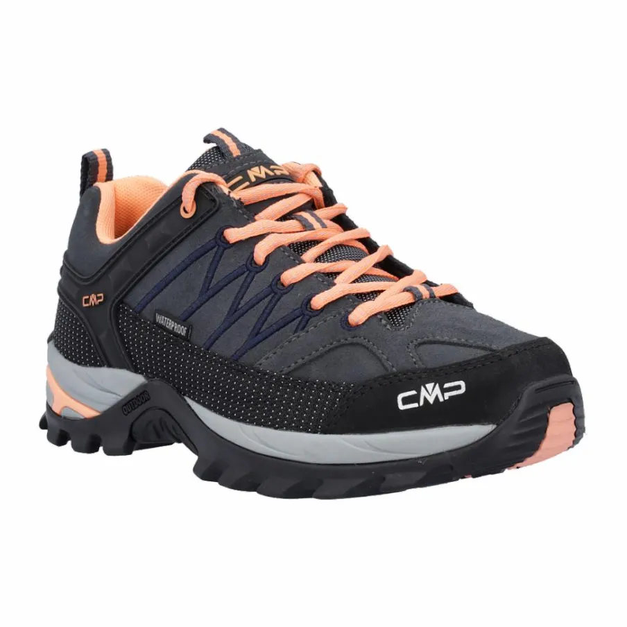 Donna CMP Scarpe Trekking^Scarpa donna Rigel waterproof con tomaia in pelle