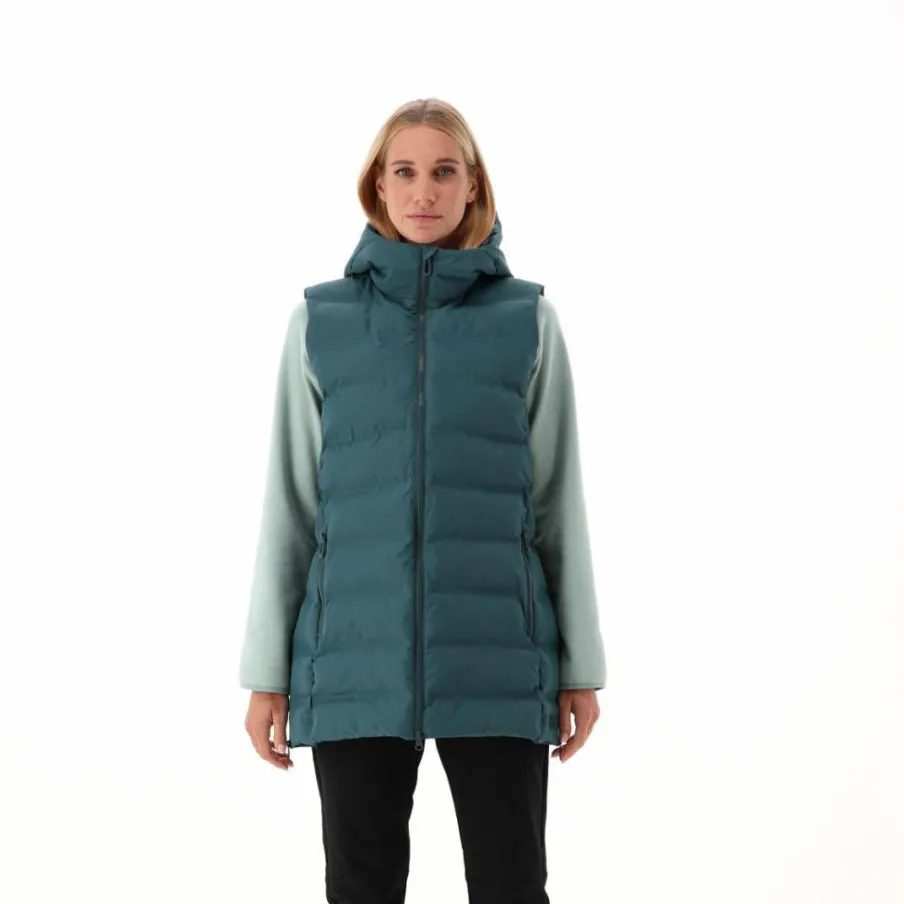 Donna CMP Gilet E Smanicati|Giacche Imbottite E Piumini^Smanicato lungo da donna imbottito con cappuccio