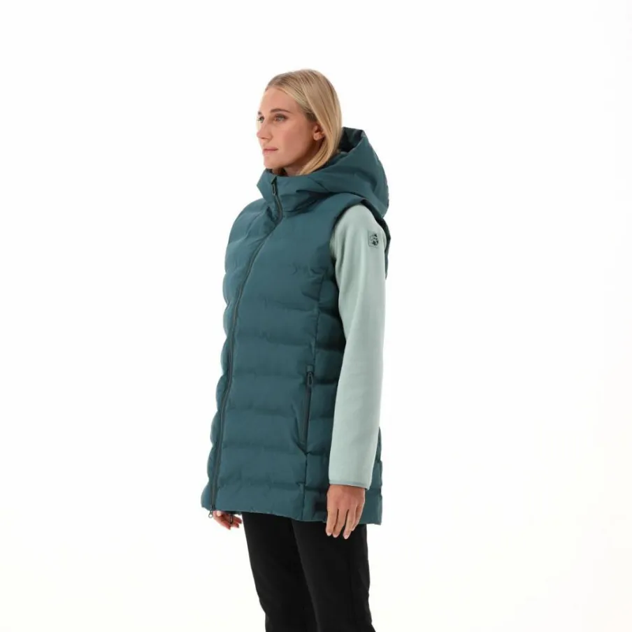 Donna CMP Gilet E Smanicati|Giacche Imbottite E Piumini^Smanicato lungo da donna imbottito con cappuccio