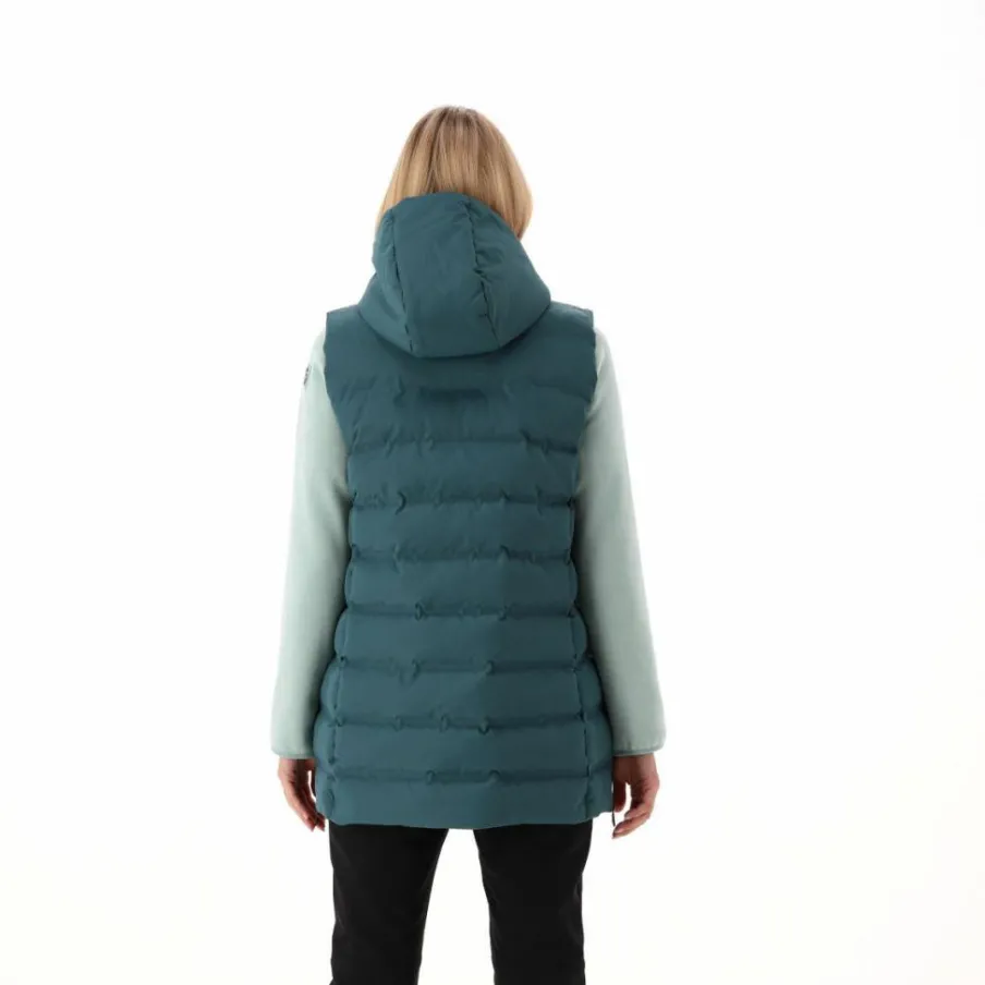 Donna CMP Gilet E Smanicati|Giacche Imbottite E Piumini^Smanicato lungo da donna imbottito con cappuccio