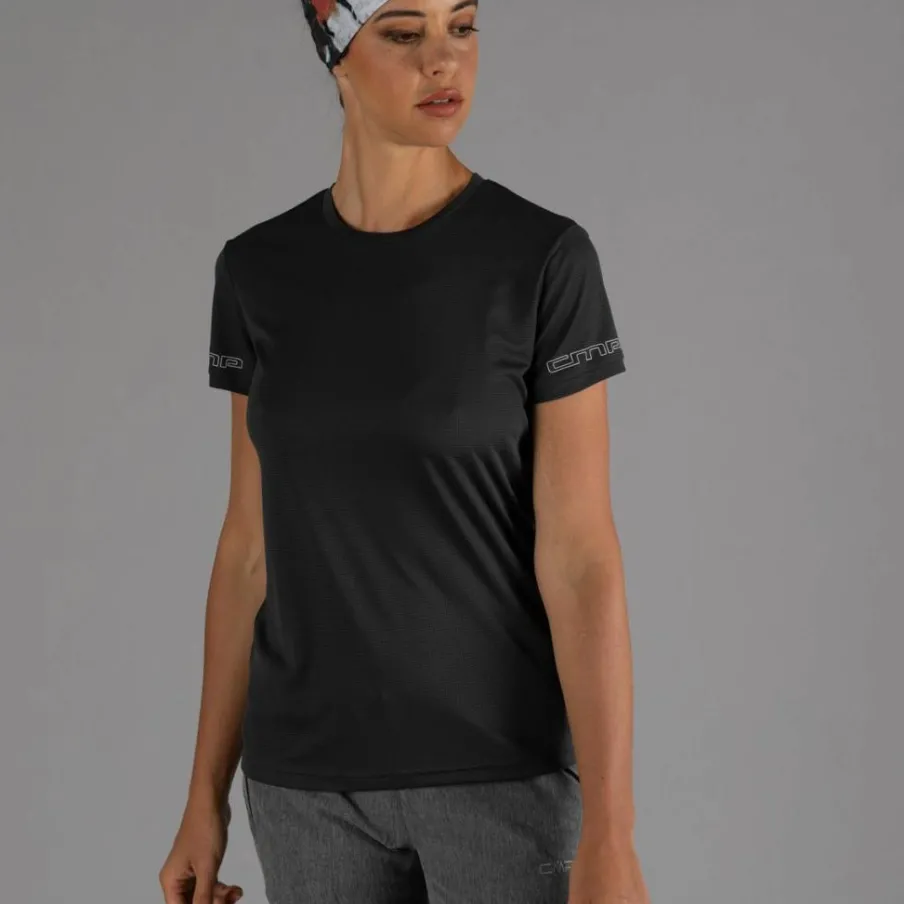 Donna CMP Polo E T-Shirt^T shirt Unlimitech da donna con logo