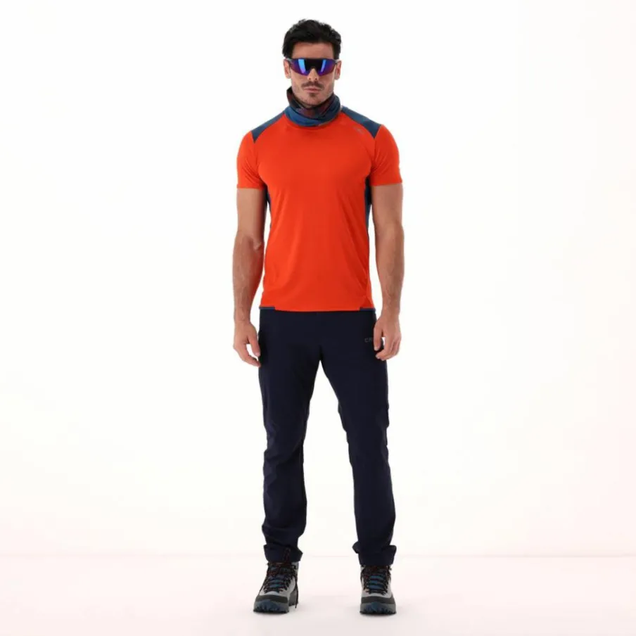 Uomo CMP Polo E T-Shirt^T shirt Unlimitech da uomo con inserti in mesh