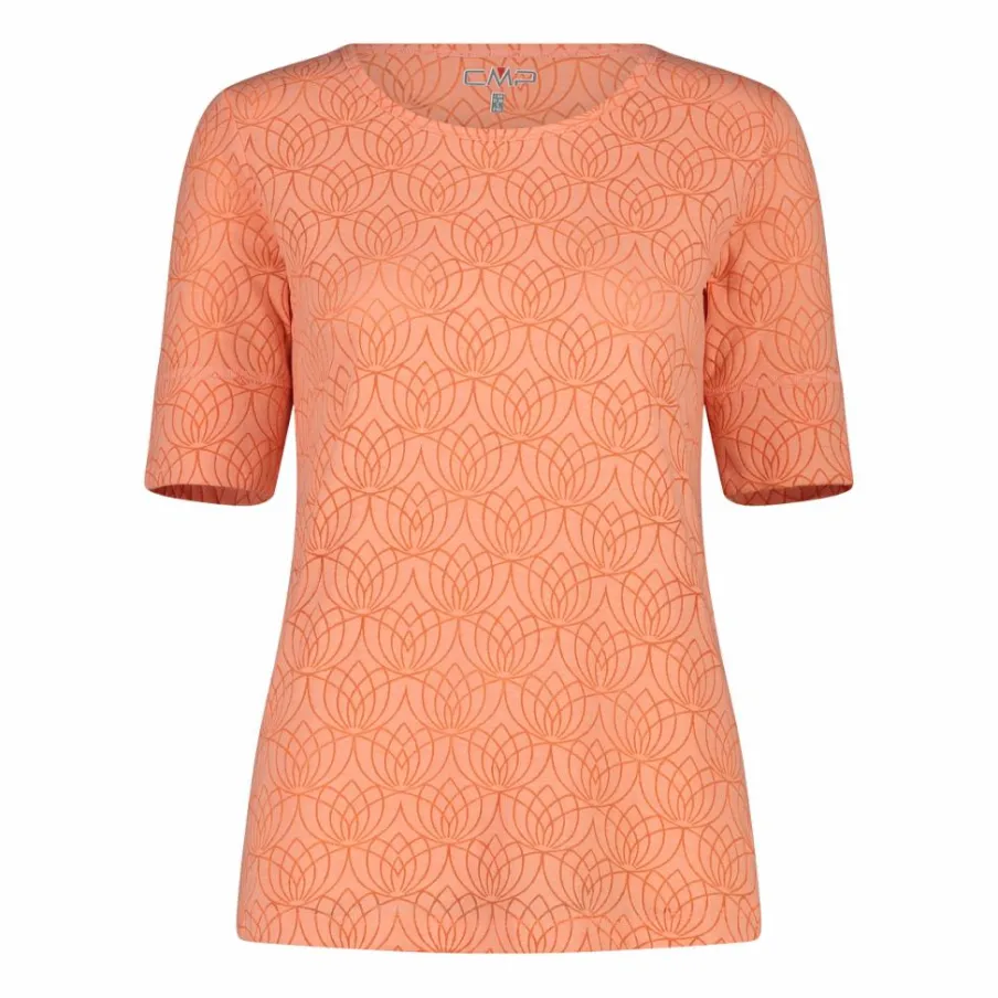 Donna CMP Polo E T-Shirt^T-shirt a maniche corte con effetto semitrasparente da Donna