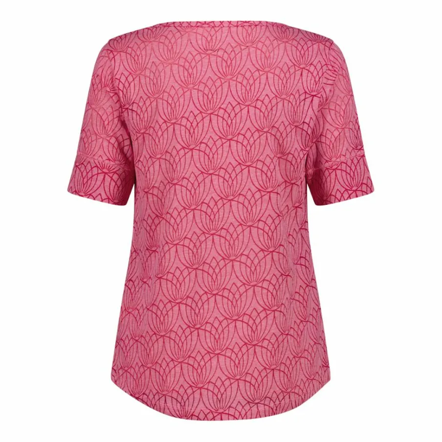 Donna CMP Polo E T-Shirt^T-shirt a maniche corte con effetto semitrasparente da Donna