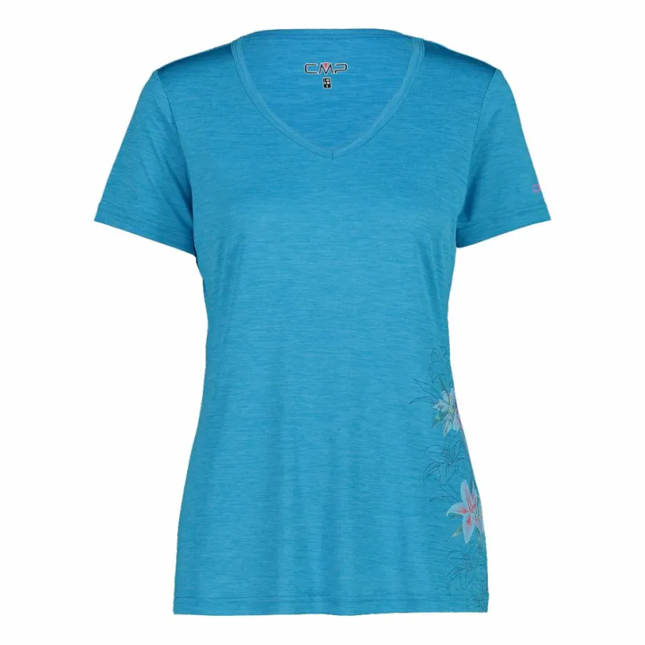 Donna CMP Polo E T-Shirt^T-shirt collo largo in light jersey da donna