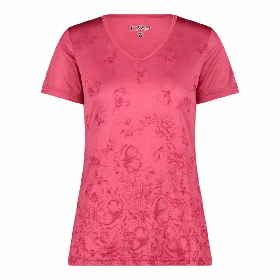 Donna CMP Polo E T-Shirt^T-shirt collo largo in light jersey da donna
