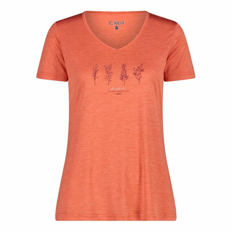 Donna CMP Polo E T-Shirt^T-shirt collo largo in light jersey da donna