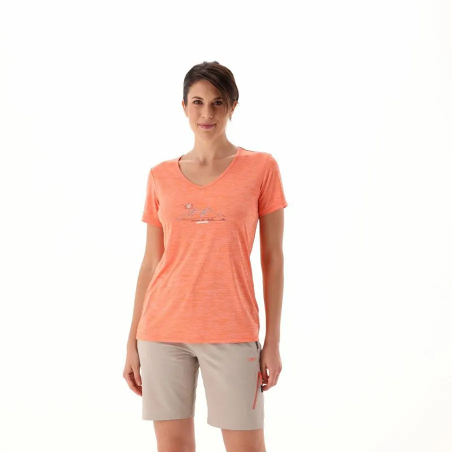 Donna CMP Polo E T-Shirt^T-shirt collo largo in light jersey da donna