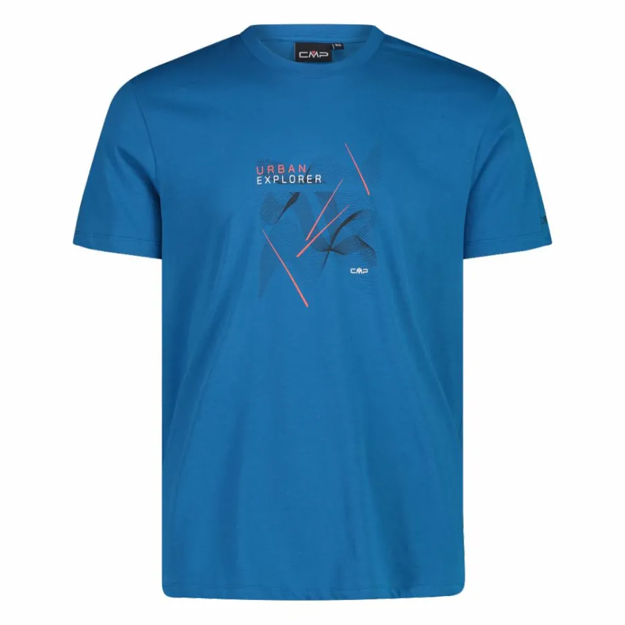 Uomo CMP Polo E T-Shirt^T-shirt con stampa da Uomo