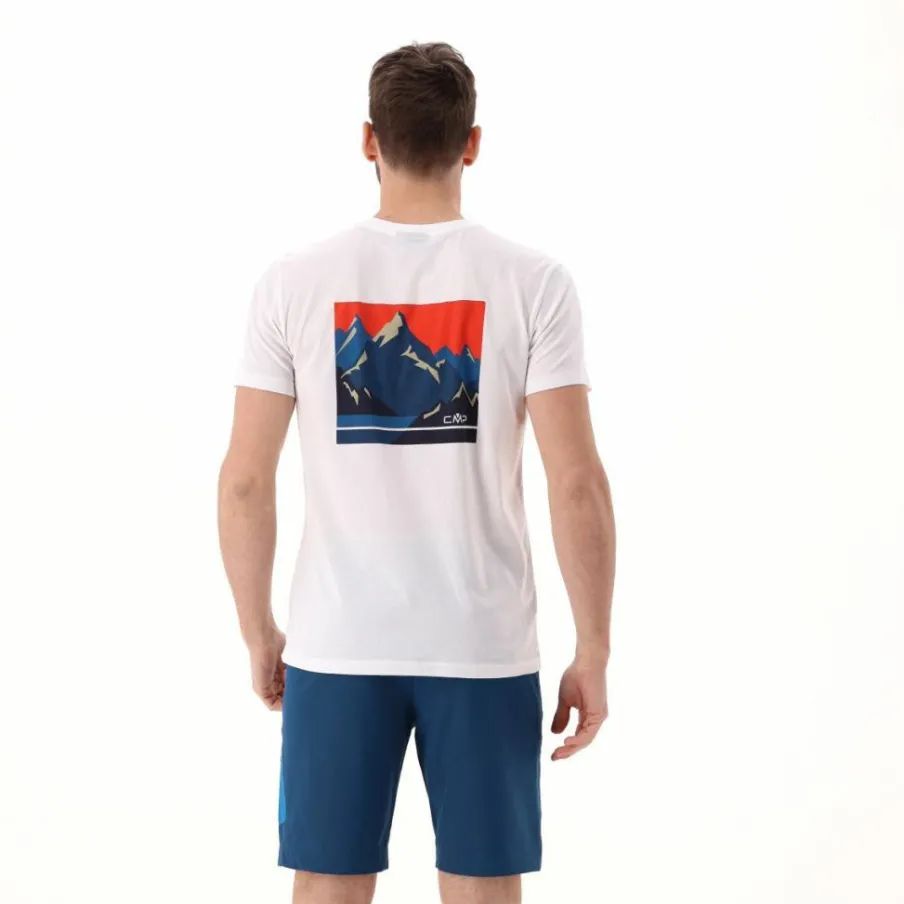 Uomo CMP Polo E T-Shirt^T-shirt con stampa da Uomo