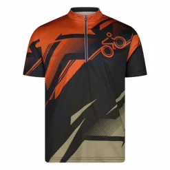 Uomo CMP Polo E T-Shirt^T-shirt da ciclismo da uomo con taschino sul retro