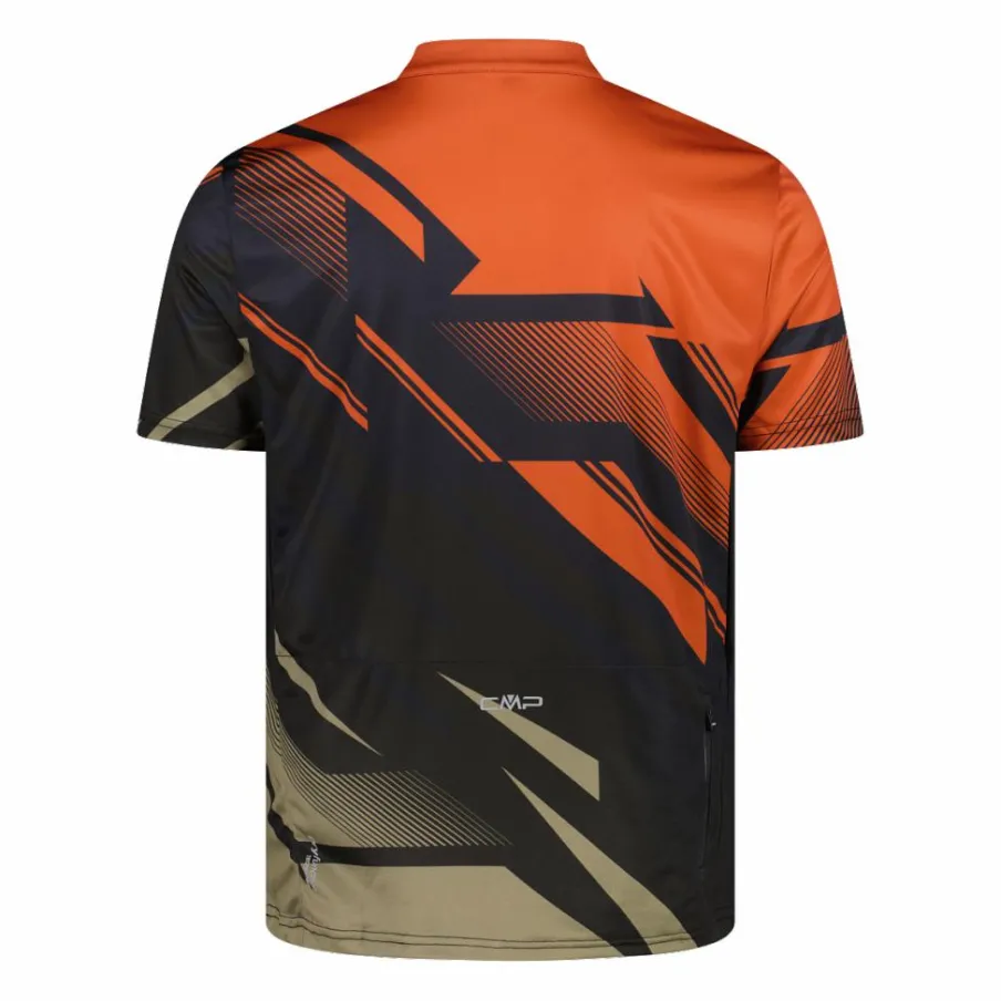 Uomo CMP Polo E T-Shirt^T-shirt da ciclismo da uomo con taschino sul retro