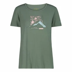 Donna CMP Polo E T-Shirt^T-shirt da donna in Bamboo con stampa floreale