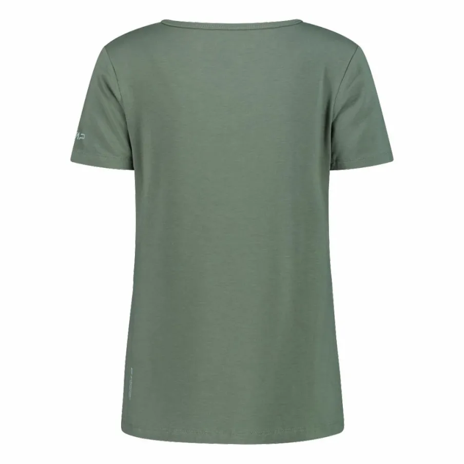 Donna CMP Polo E T-Shirt^T-shirt da donna in Bamboo con stampa floreale
