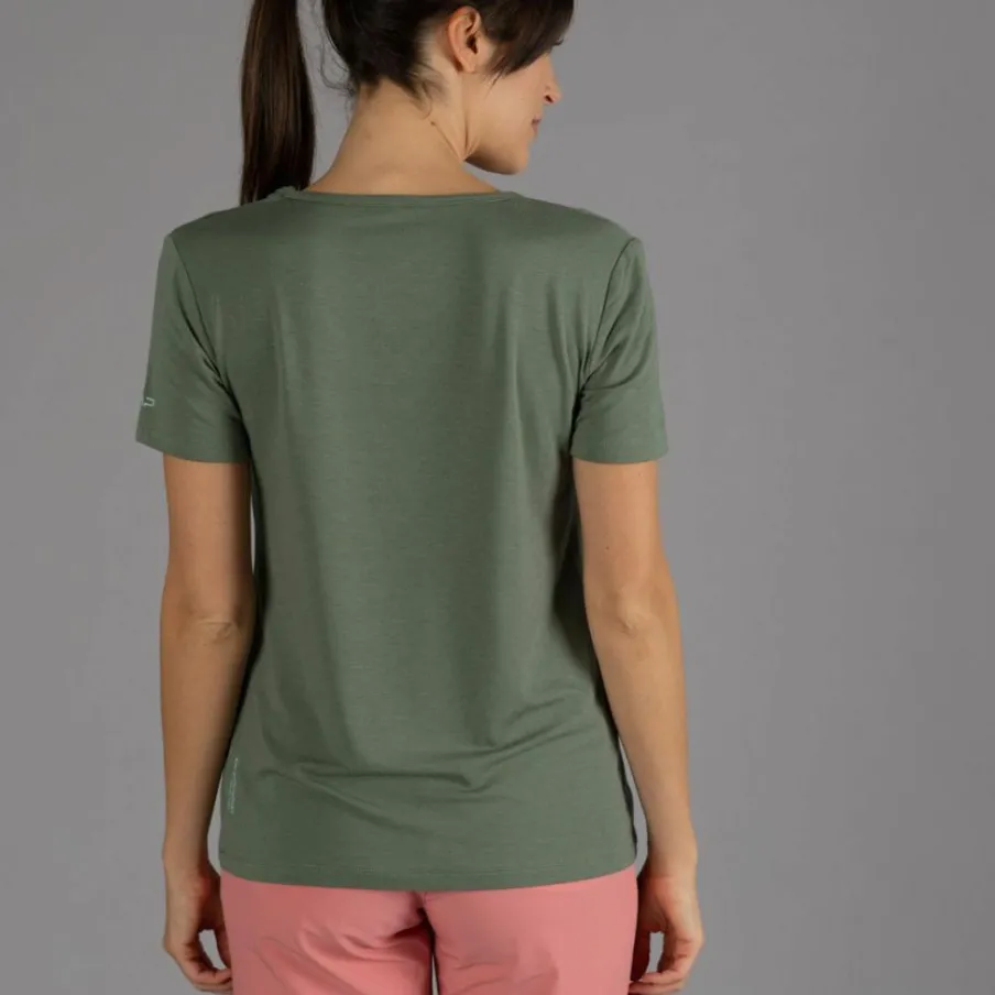 Donna CMP Polo E T-Shirt^T-shirt da donna in Bamboo con stampa floreale