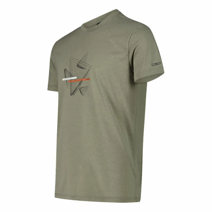 Uomo CMP Polo E T-Shirt^T-shirt DriRelease Cotton