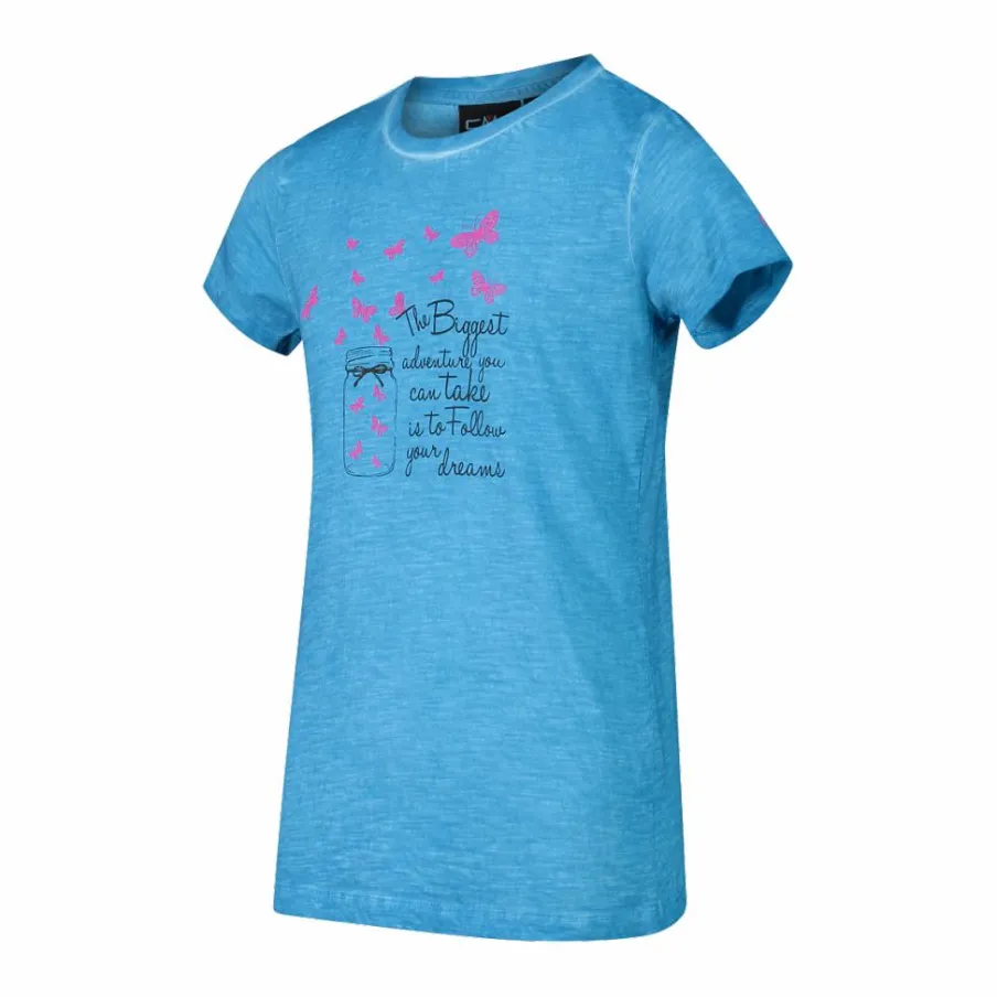 CMP T-Shirt^T-shirt in cotone slub jersey da bambina